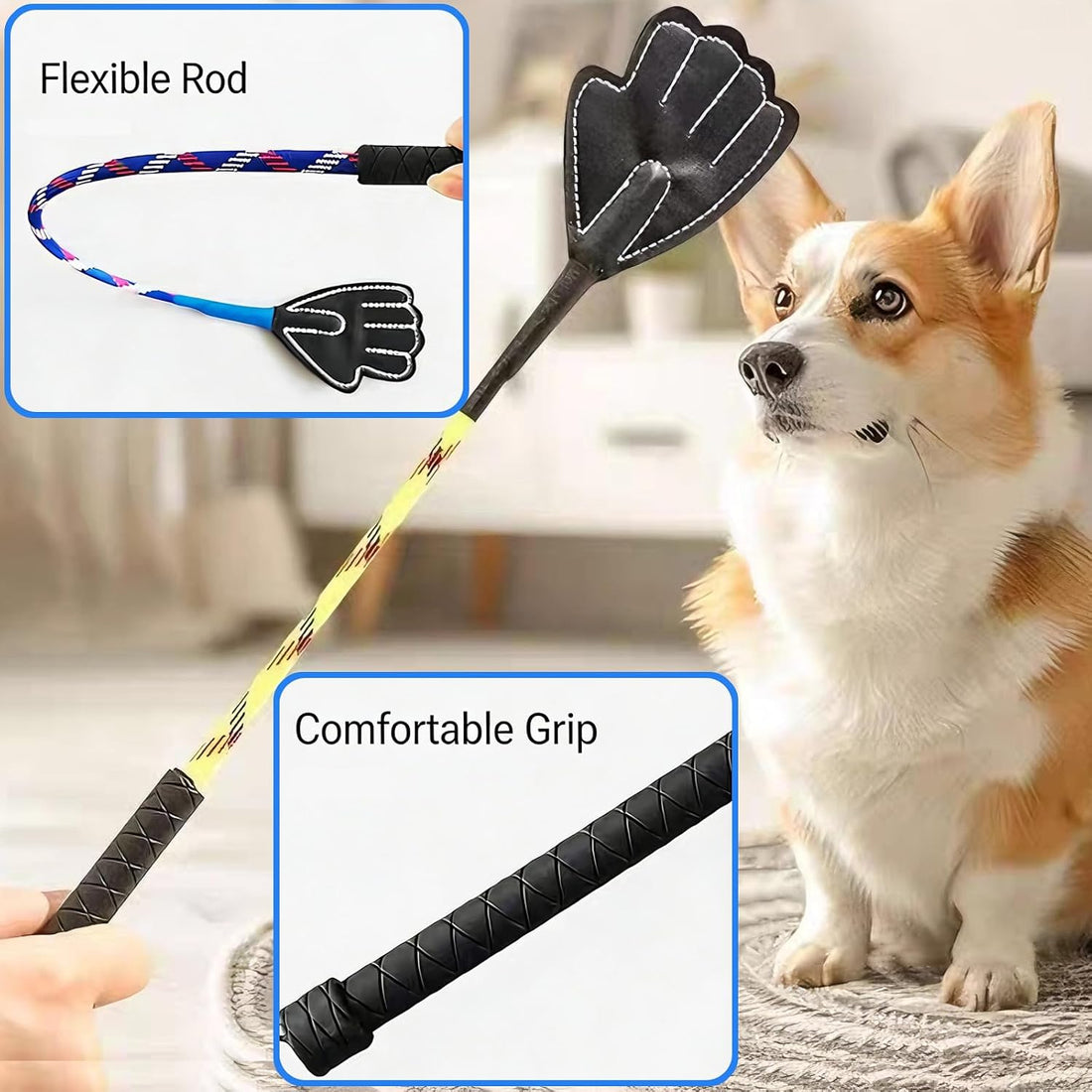 17" Lightweight Dog Training Stick Pole