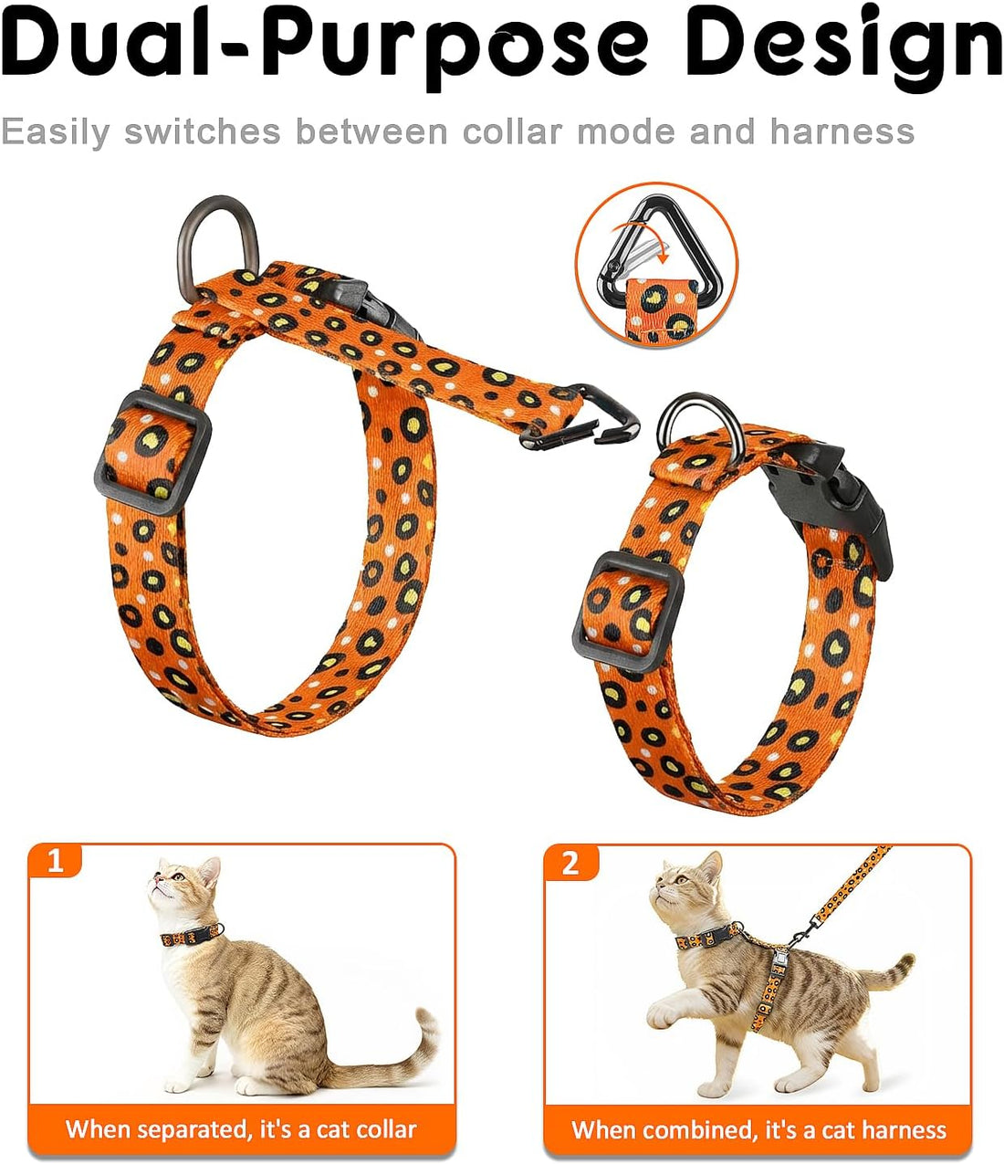 Halypet Cat Harness and Leash Set