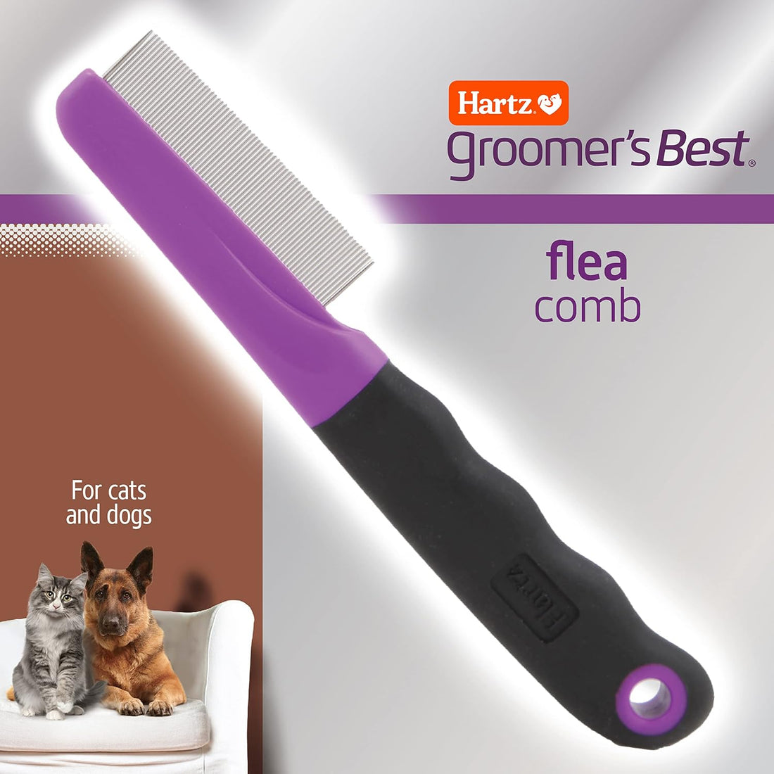Hartz Groomer's Best Flea Comb for Dogs and Cats