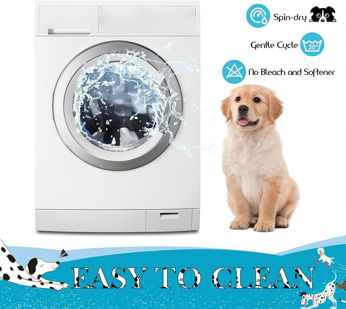 Round Dog Bed Cover Washable Elastic Edged 30×9.8 Inch