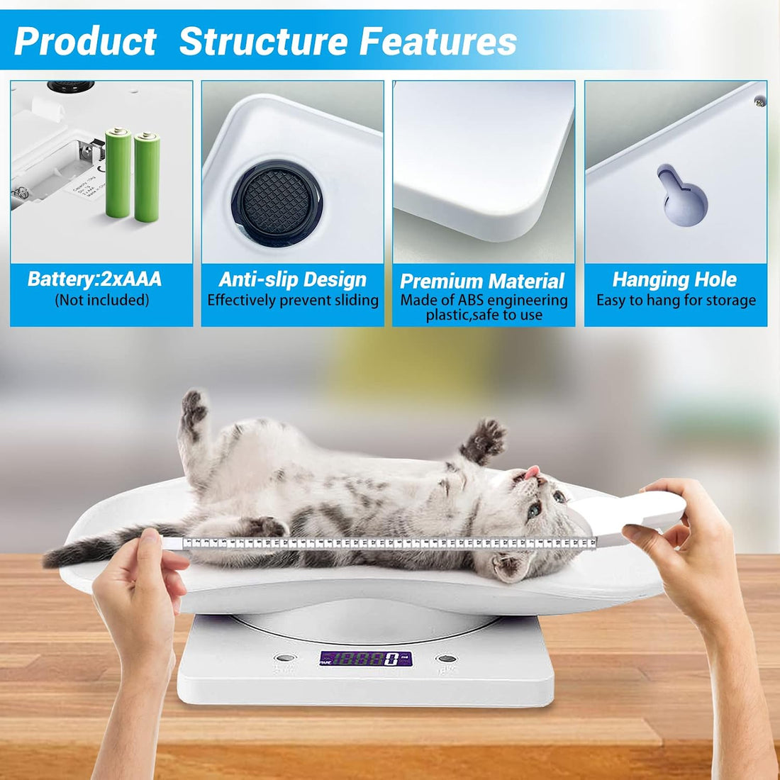 Digital Pet Scale,Puppy Scales Digital Small Animals Scales
