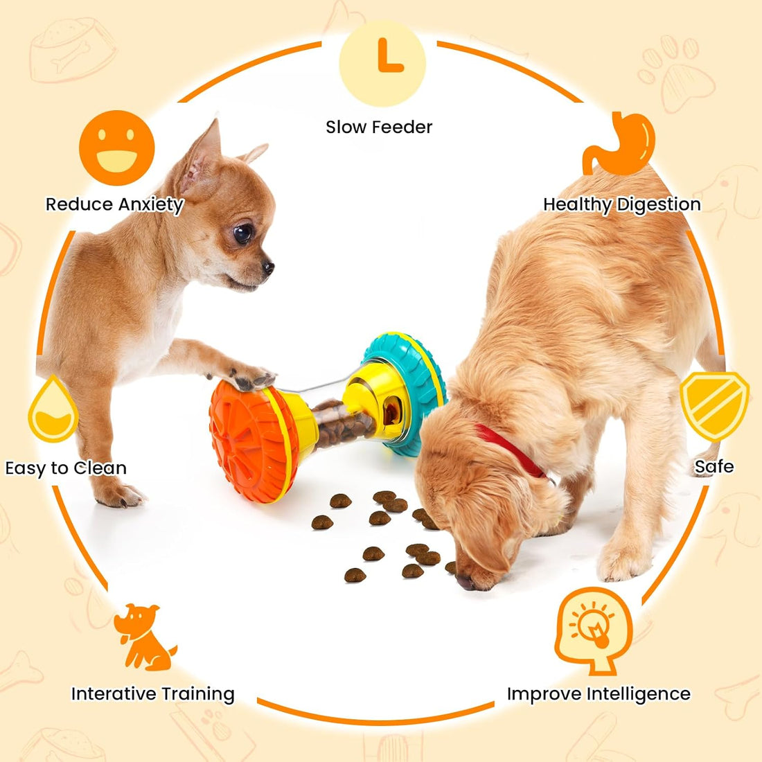 BoYoYo Interactive Dog Toys, Dog Puzzle Toys for Smart
