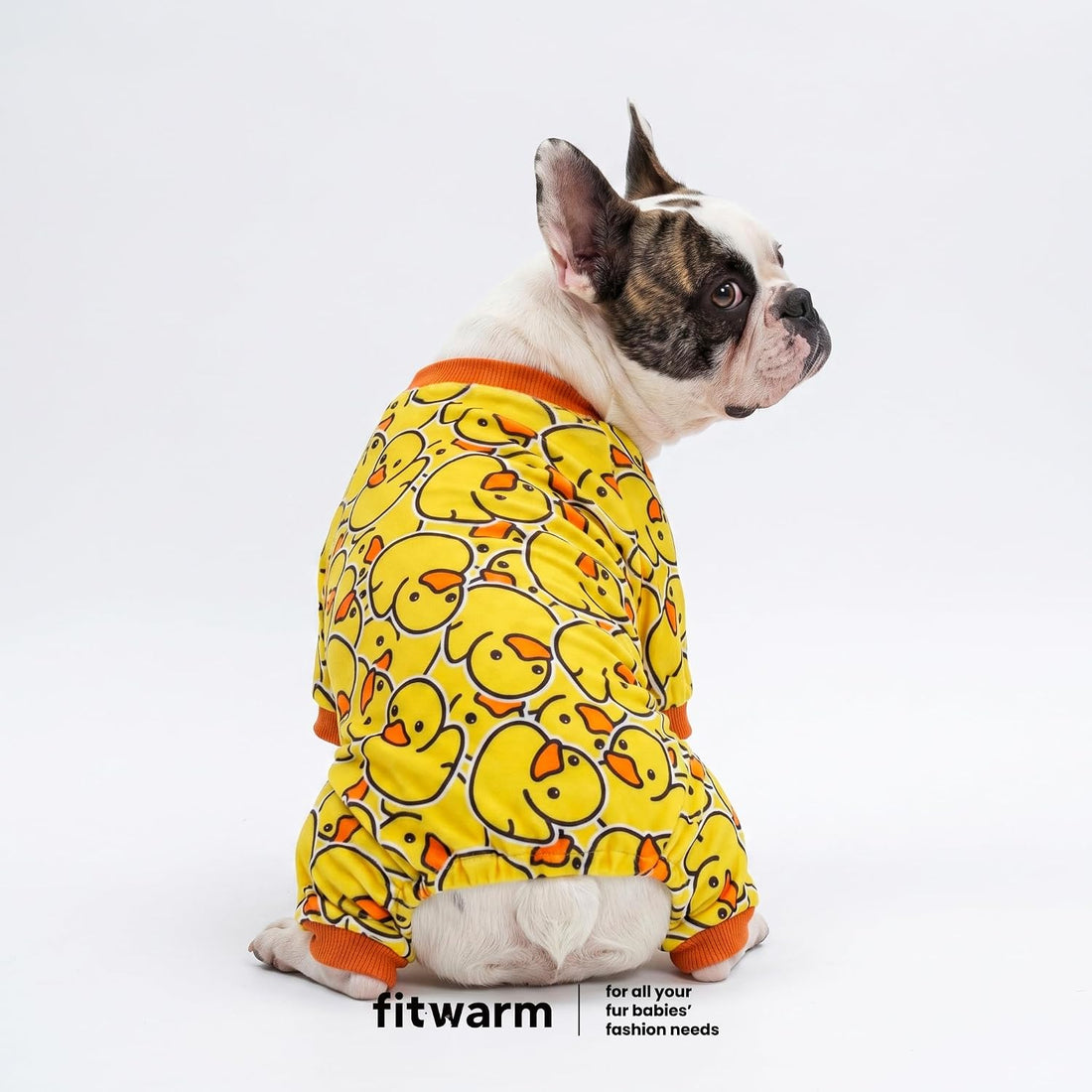 Fitwarm Funny Duck Dog Pajamas, Dog Winter Clothes for Small Dogs Girl
