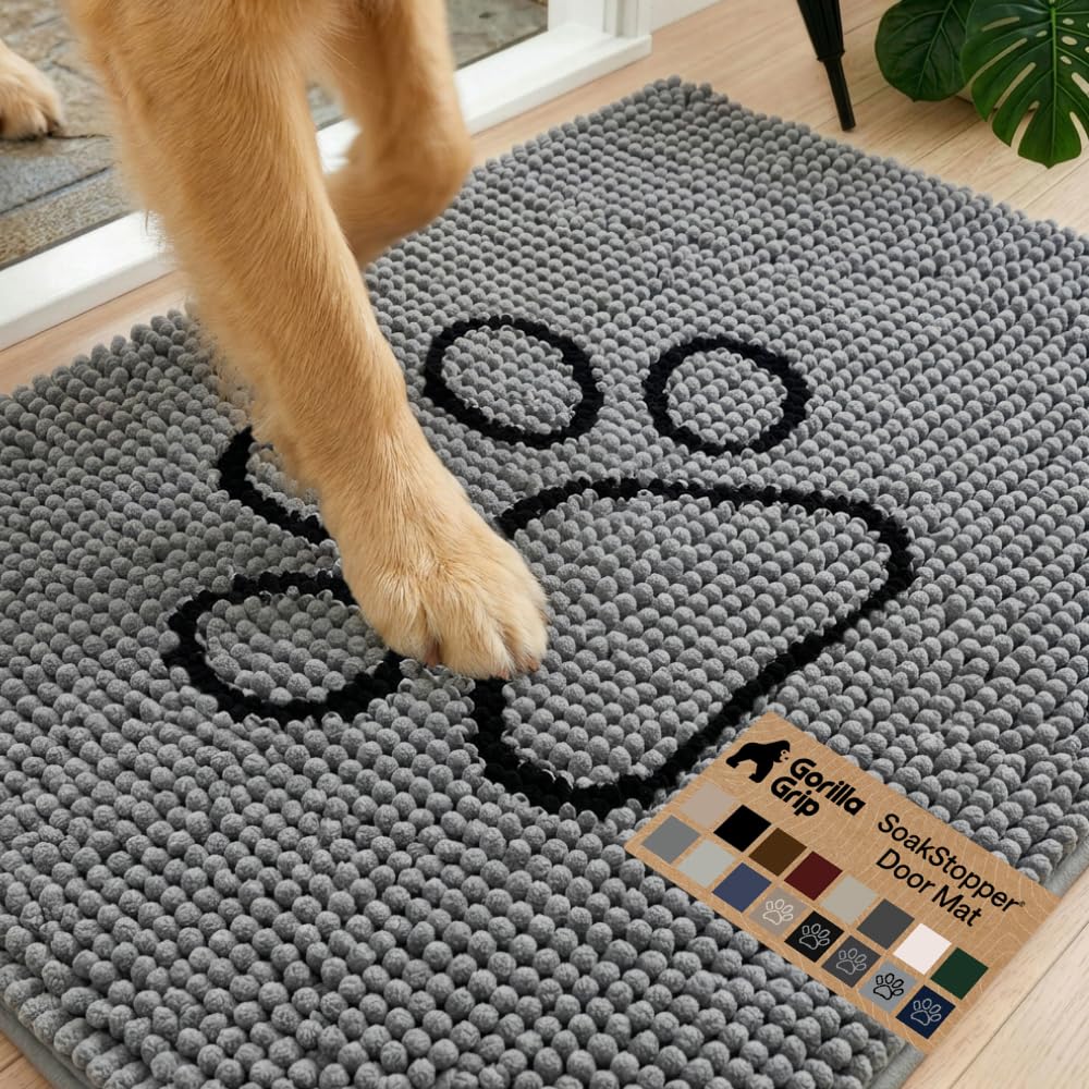 GORILLA GRIP SoakSTOPPER Dog Door Mat
