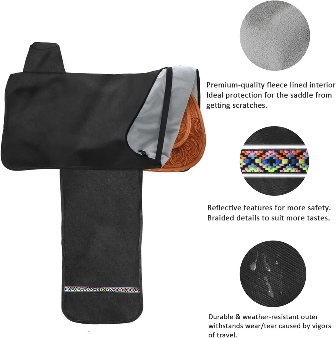 Harrison Howard Western Saddle Cover Fender Protection