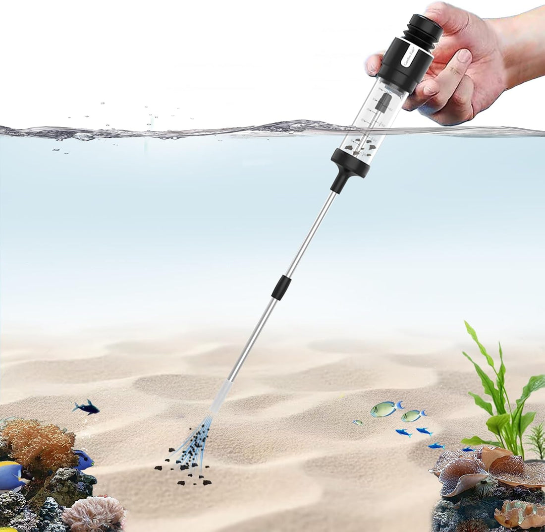 Carefree Fish Aquarium Gravel Vacuum & Precision Suction Nozzle