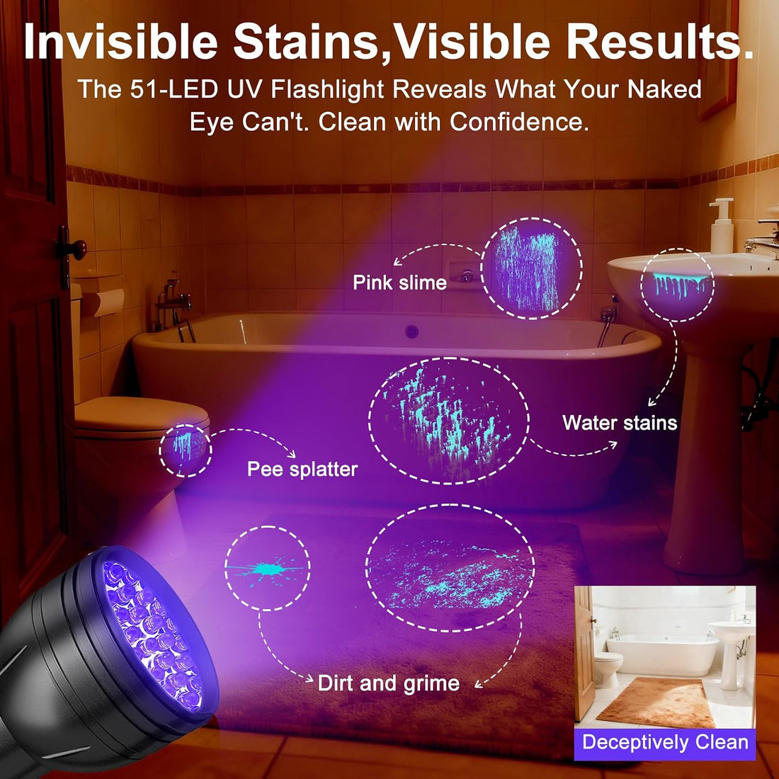 Vansky UV Flashlight Black Light