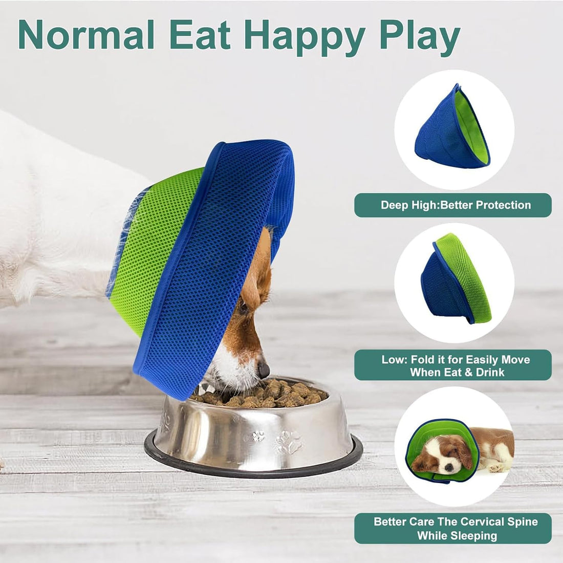 Soft Dog Cone Recovery Collars & Cones After Surgery for XLarge Dogs