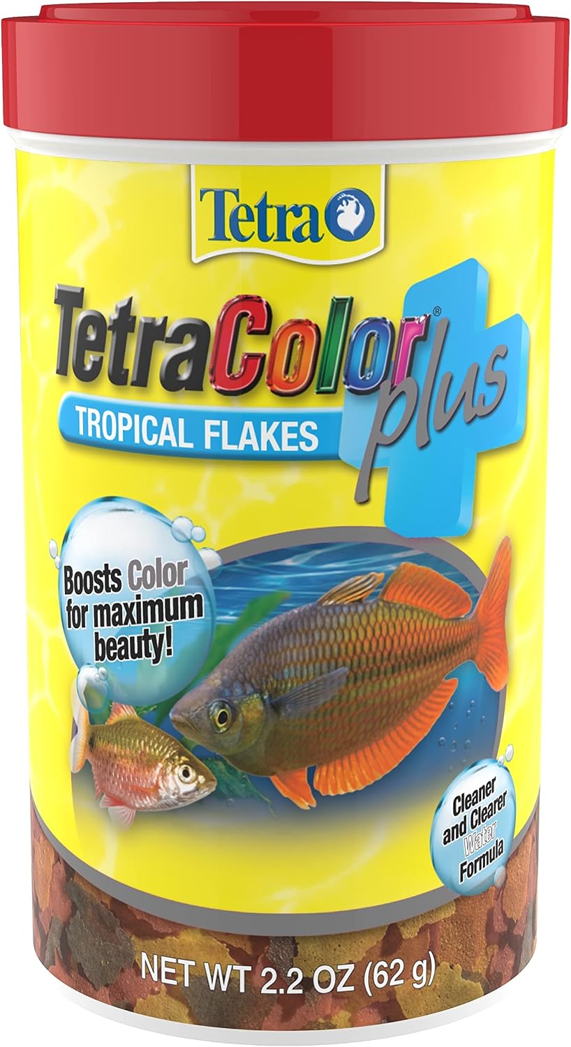 Tetra ColorPlus Tropical Flakes Fish Food, 7.06 oz