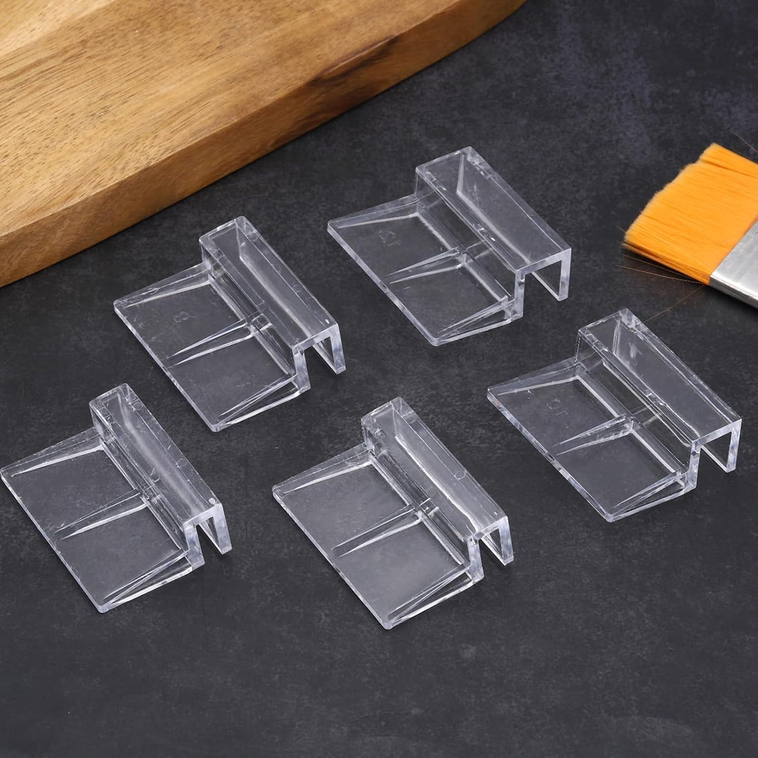 Aquarium Lid Clips 8mm Acrylic Aquarium Cover Bracket 20Pcs