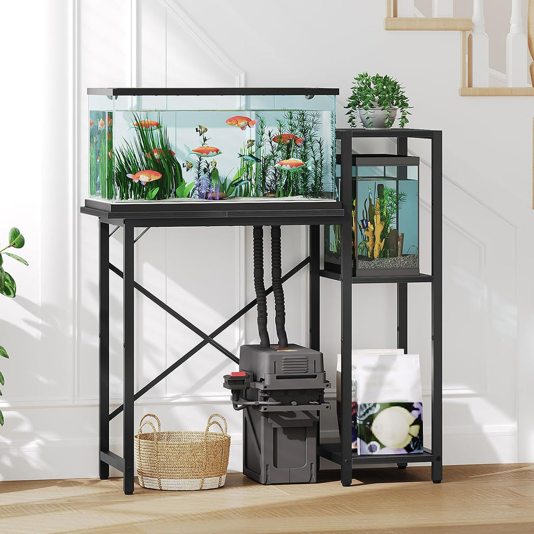 MAHANCRIS 5-10 Gallon Fish Tank Stand