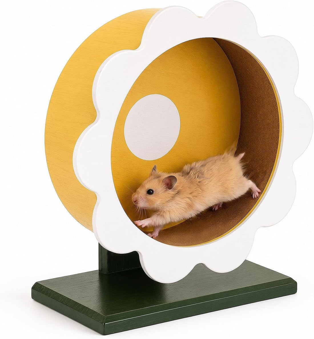 Novabright 9 Inch Hamster Wooden Silent Wheel