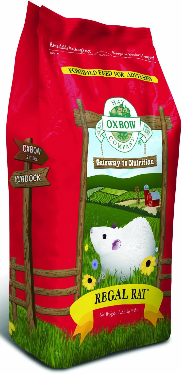 Oxbow Essentials Rat Food, Pet Food for Adult Rats