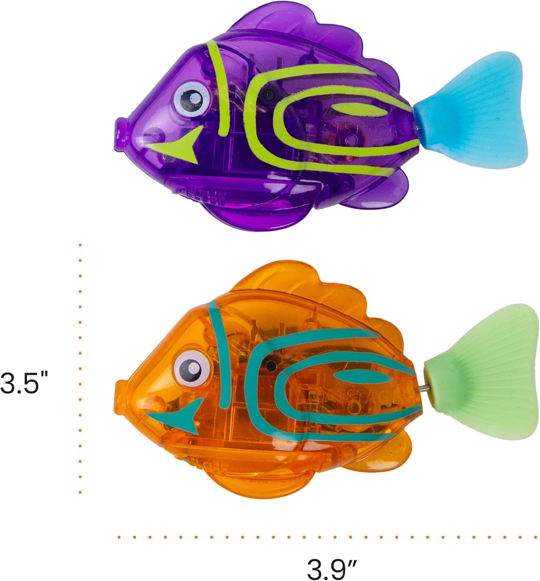 Catstages Meow-Smerizing Fun Fish Interactive Cat Toy, 3.9", 2-Pack