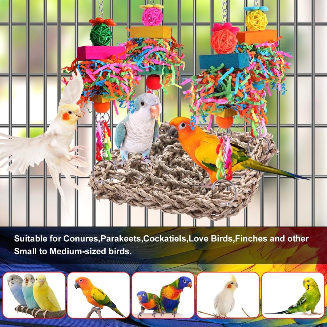 Parakeet Toys Bird Toys Conure Toys Birdcage Stands Bird Foraging