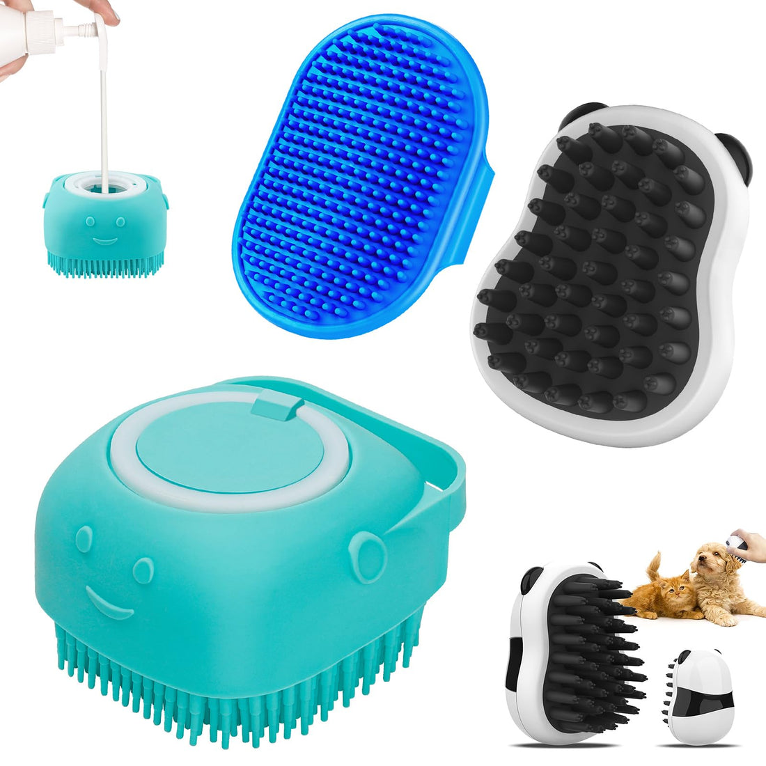 Comotech 3-in-1 Dog Grooming Brush