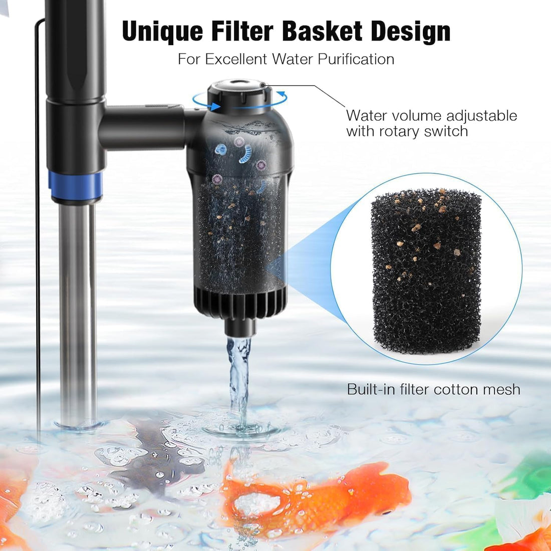 bedee 24W Aquarium Vacuum Gravel Cleaner