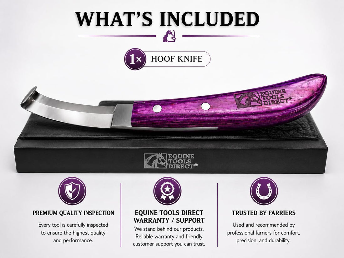Right-Hand Double Edge Farrier Hoof Knife