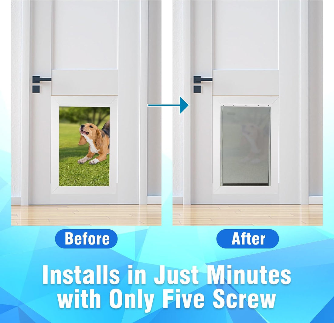 AMZOO Large Replacement Dog Door Flap Compatible with PetSafe Dog