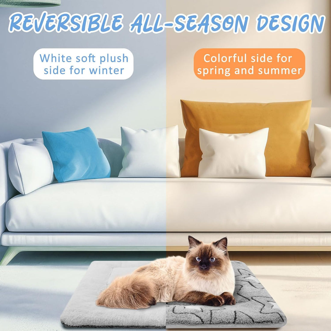 2 Pack Self Warming Cat Dog Bed Pad