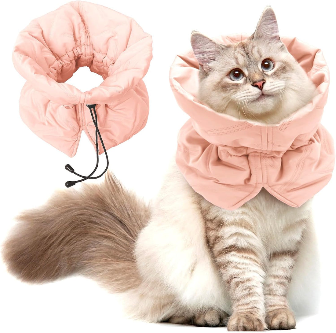 Cat Recovery Collar, Soft Adjustable Cat Cone Alternative