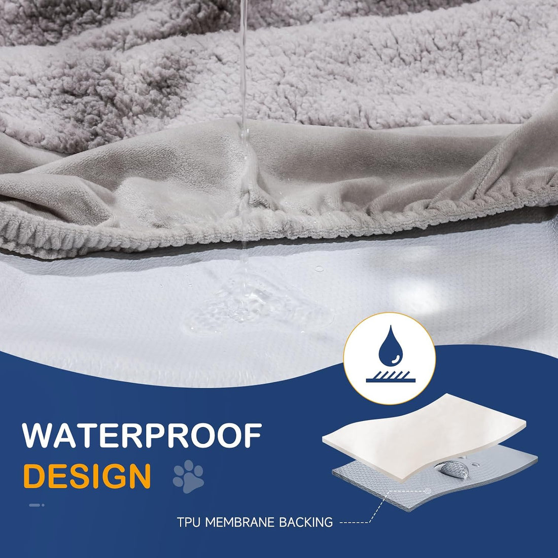 Sunsleek Dog Bed Covers Replacement Washable