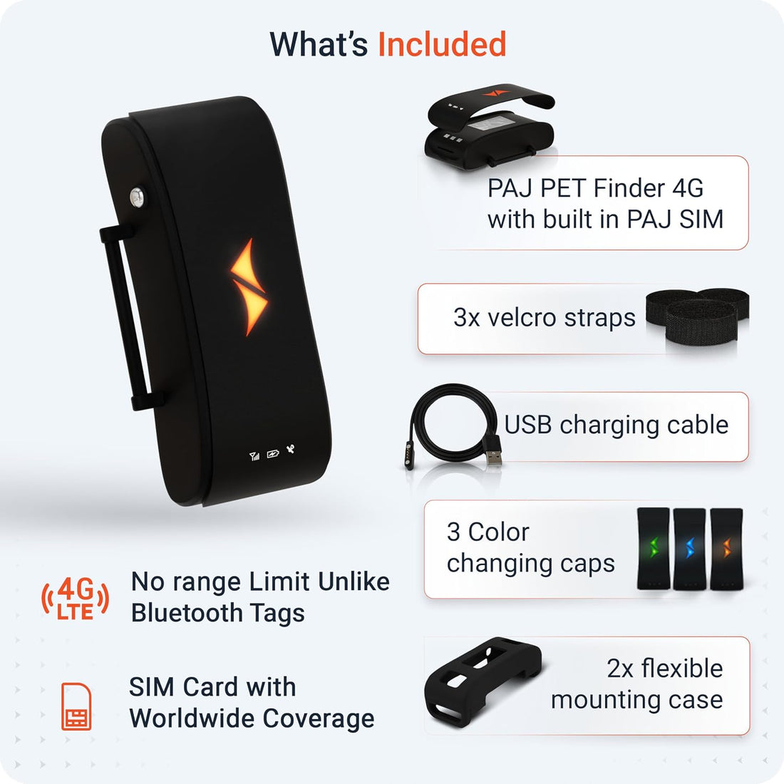 PAJ Dog GPS Tracker 3-Month Subscription Included