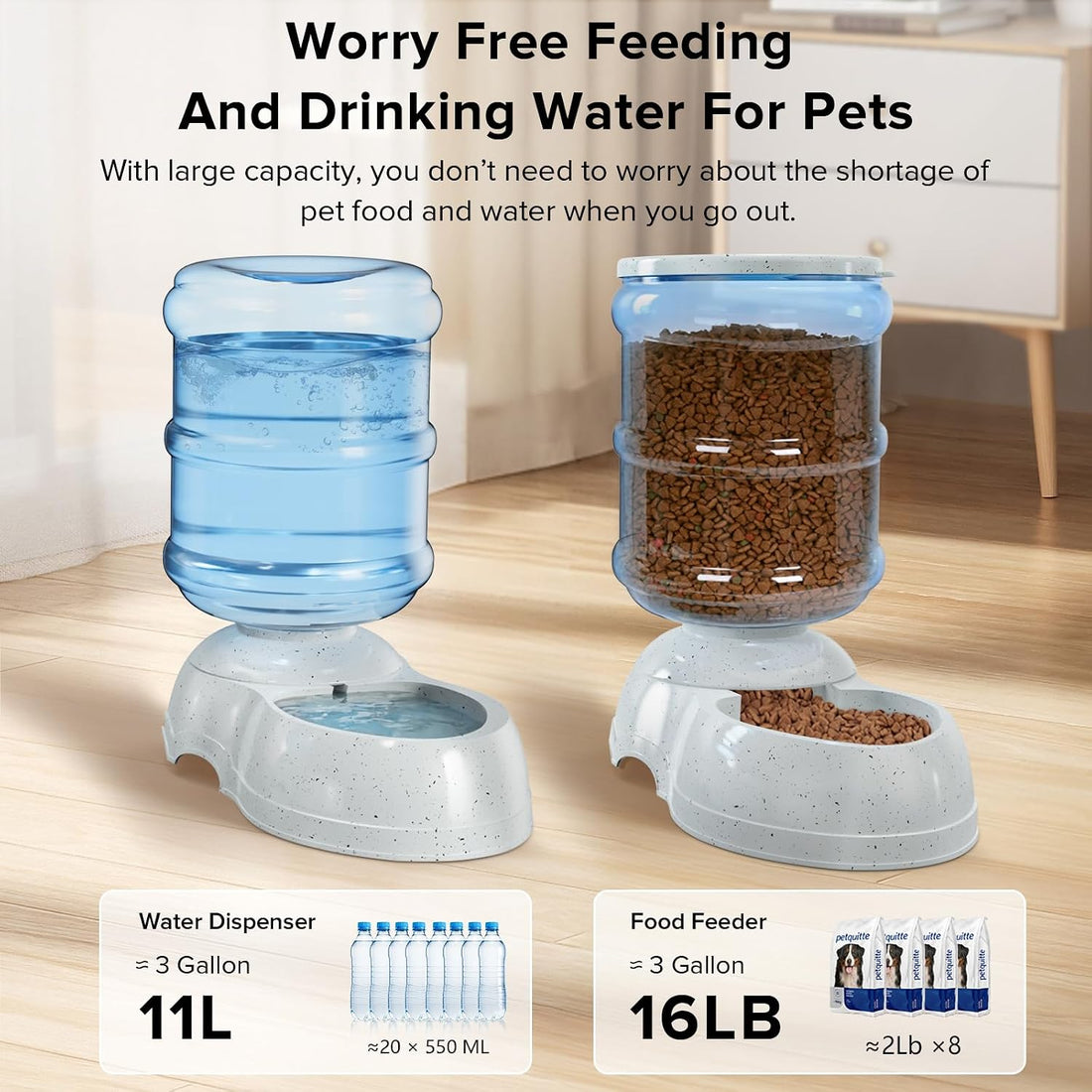 Kenond 11L Gravity Automatic Dog Feeder