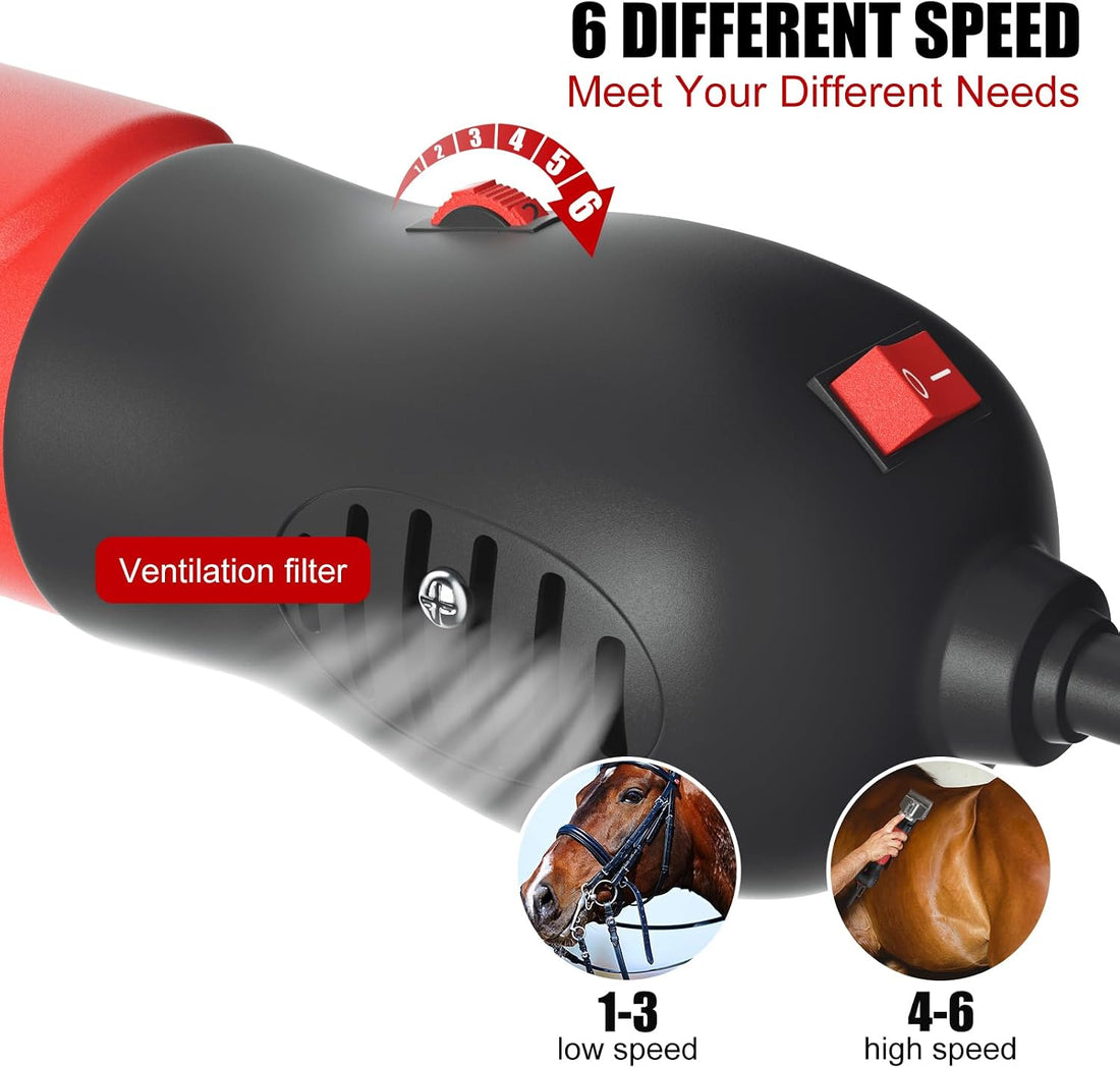 Horse Clippers,600W Professional Electric Horse Grooming Kit