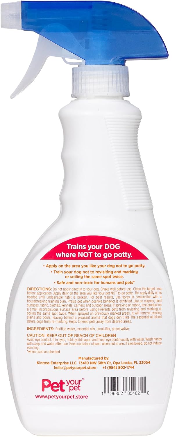 Dog Potty Training Spray No Pee No Poop, 16 Fl Oz
