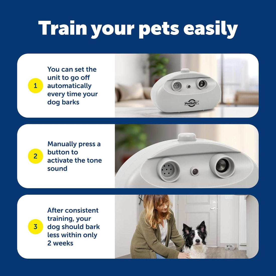 PetSafe Indoor Ultrasonic Dog Bark Control, Up to 25 ft