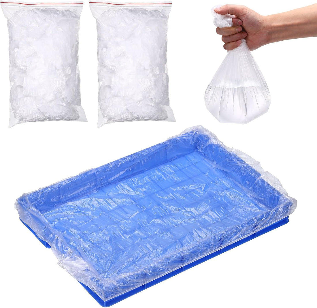 Disposable Bird Cage Liners, Clear Plastic Liners 15x10In 100Pcs
