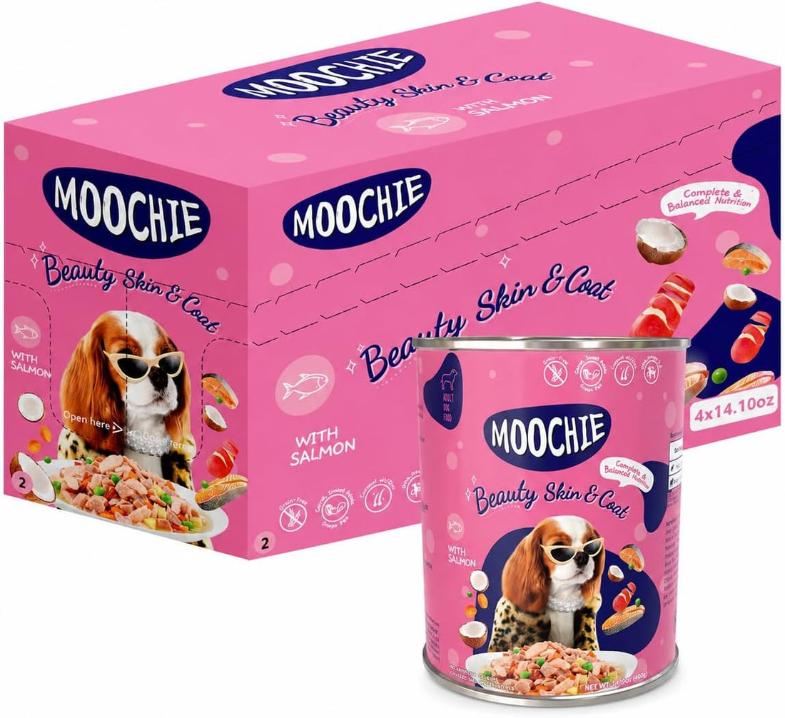 MOOCHIE Digestive Care Wet Dog Food for Small Breeds, Chicken & Beef
