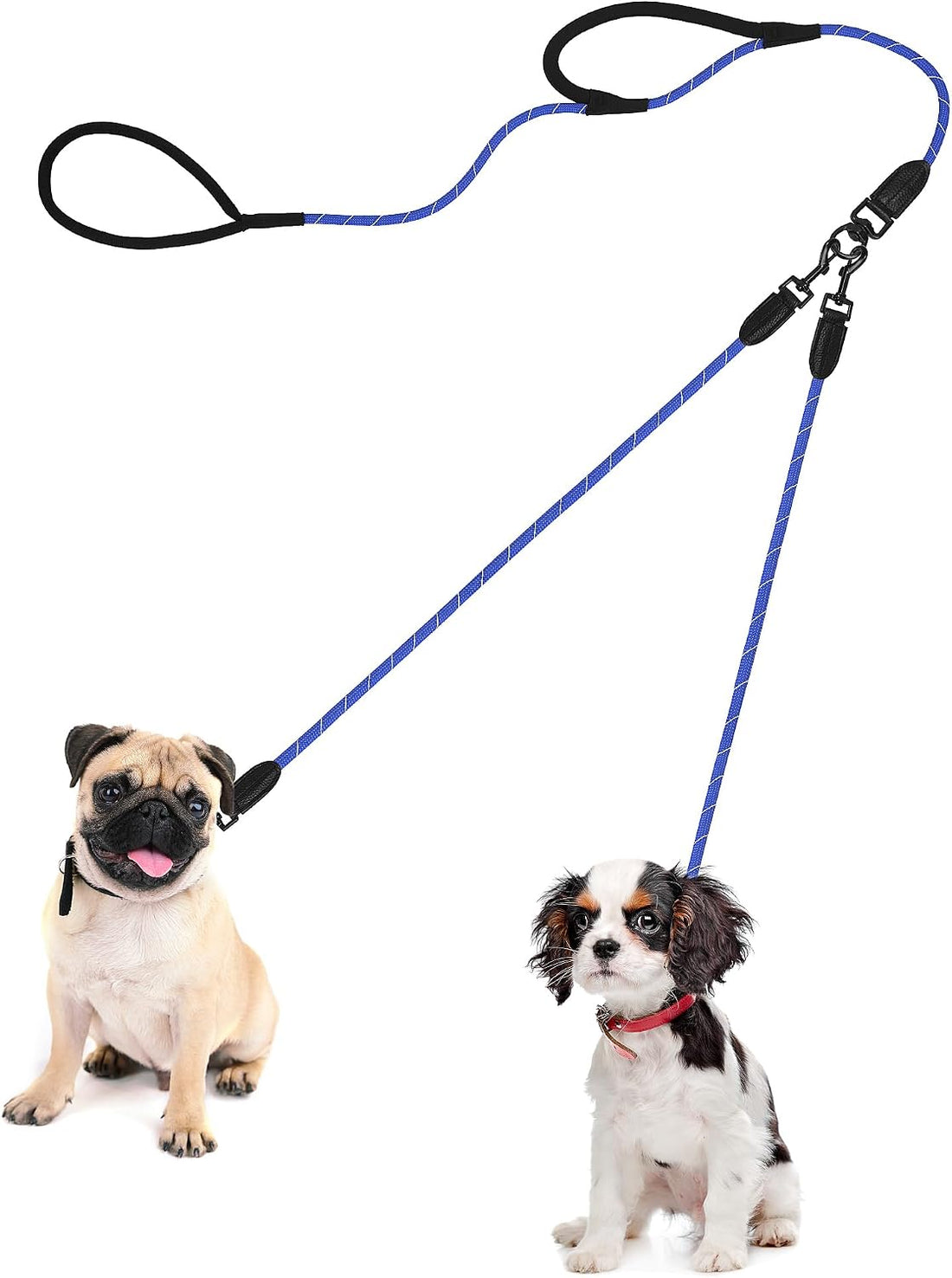 PetBonus Rope Double Dog Leash