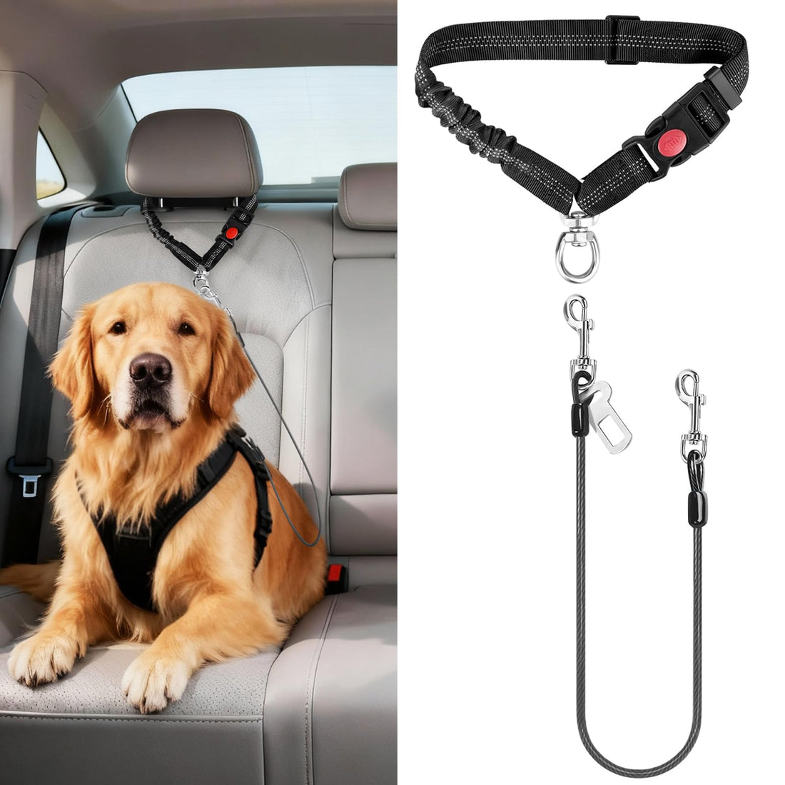 Idepet Dog Seat Belt for Car