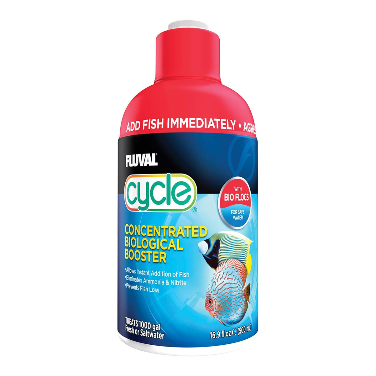 Fluval Cycle Biological Enhancer, Aquarium Water Treatment, 16.9 Oz.