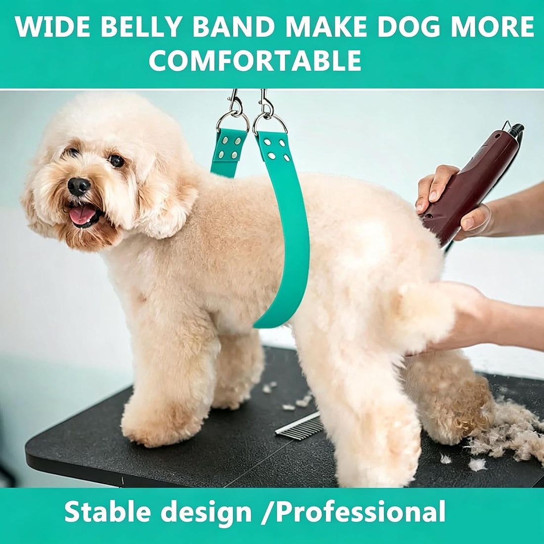 Dog Grooming Belly Band - Pet Grooming Belly Straps Groomer Belly