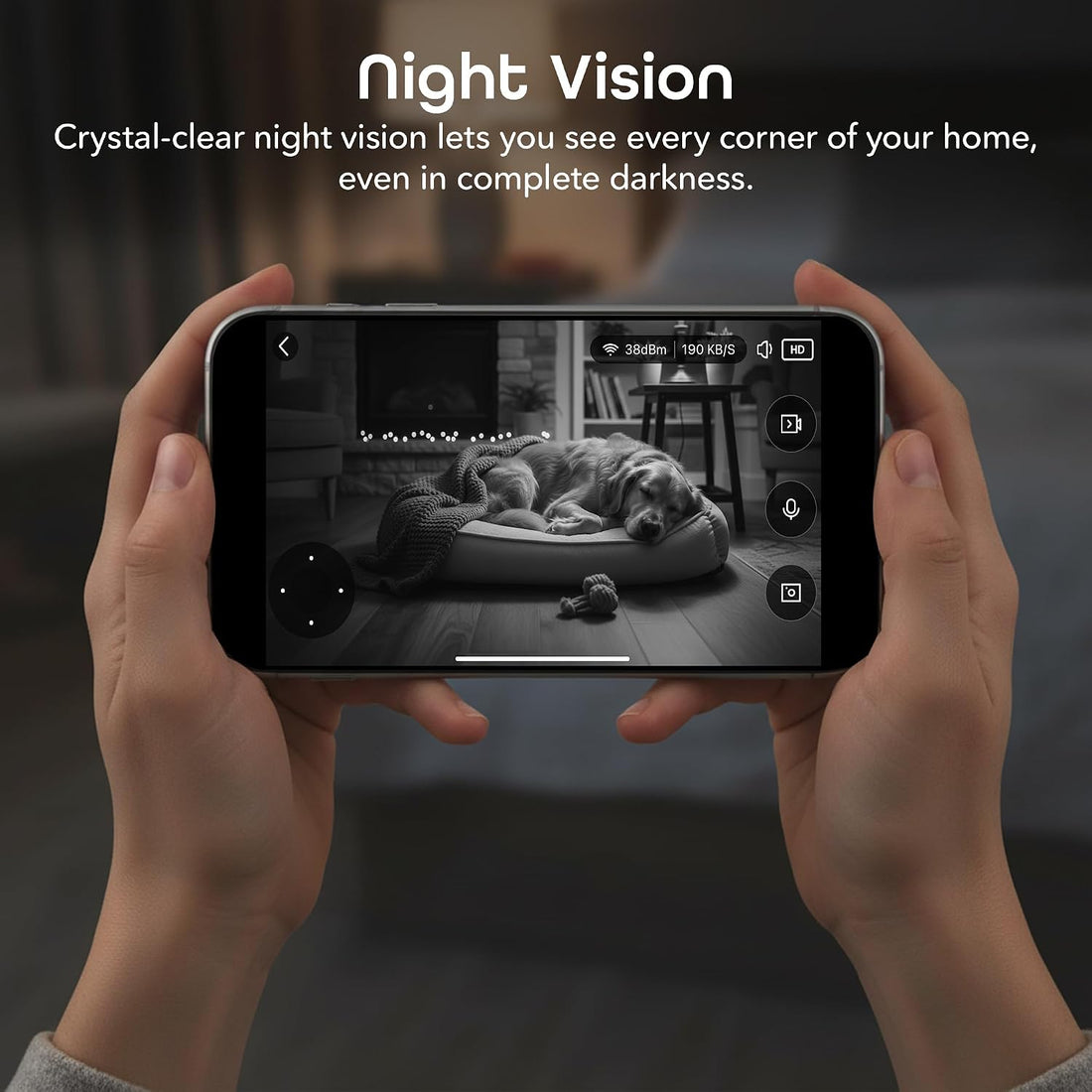 Geeni Scope Ultra 2K 360° Smart Indoor Camera, 1440p HD Auto-Tracking