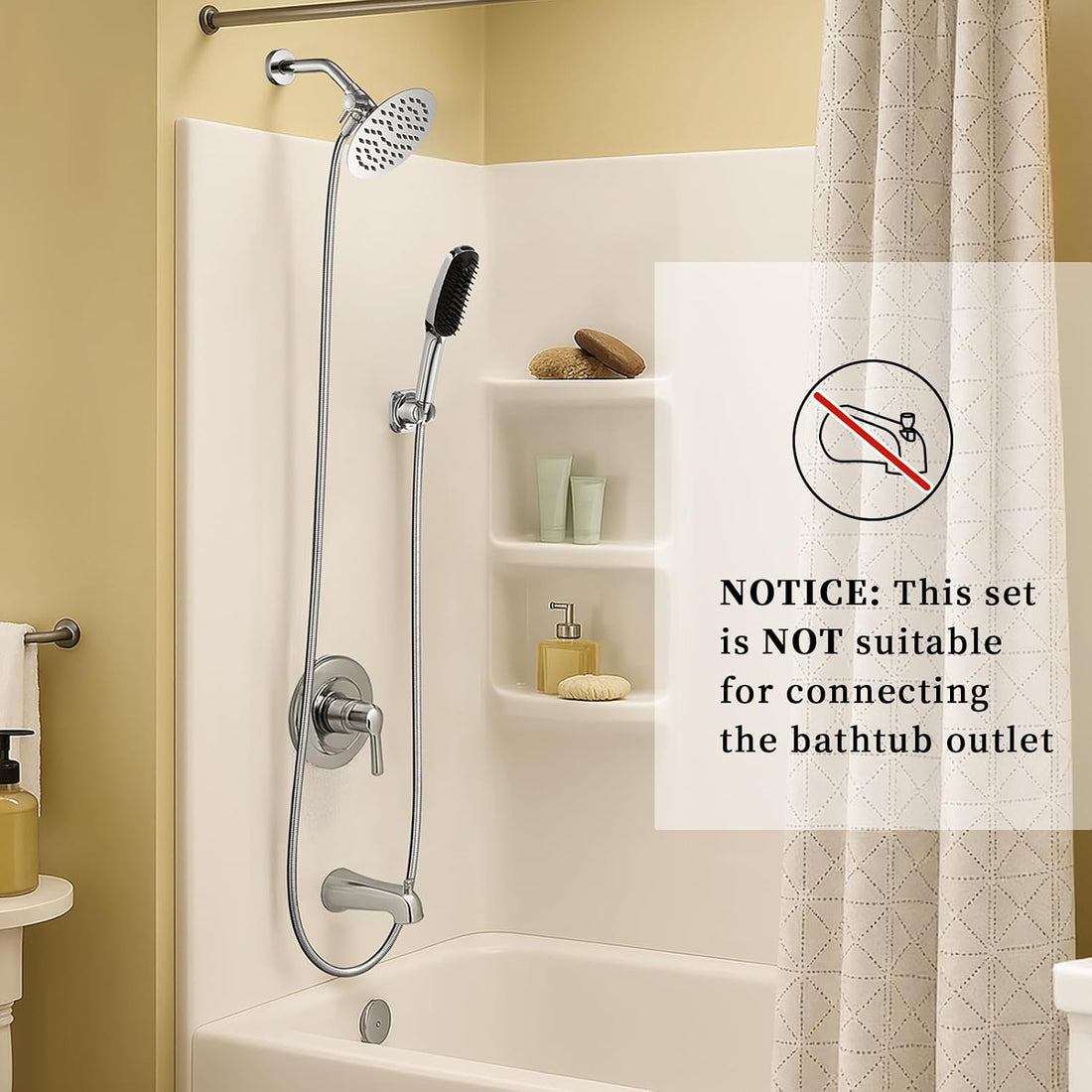 G-Promise 3 Mode Dog Shower Attachment with Pause Mode