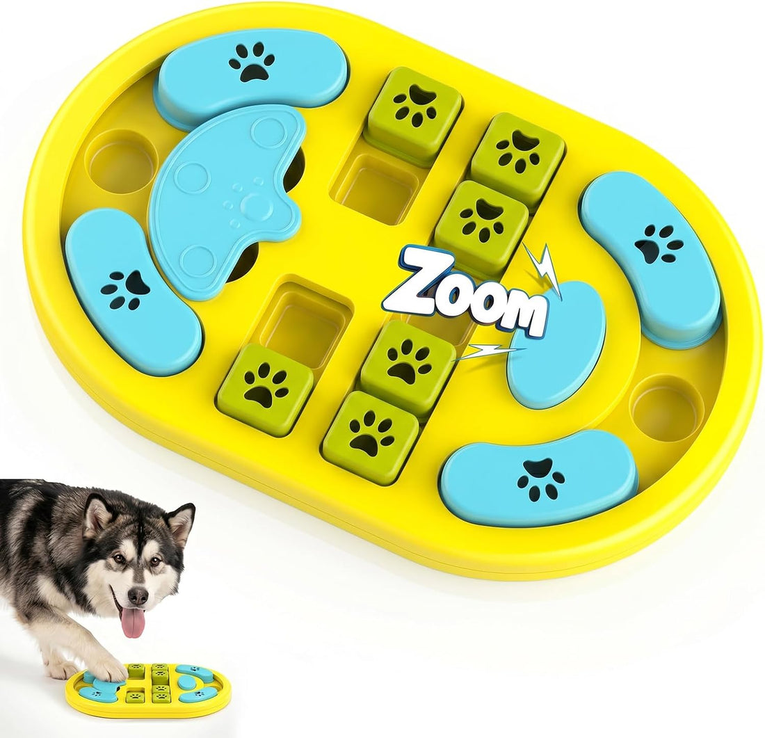 Dog Puzzle Toy, Interactive Enrichment Treat Food Puzzles
