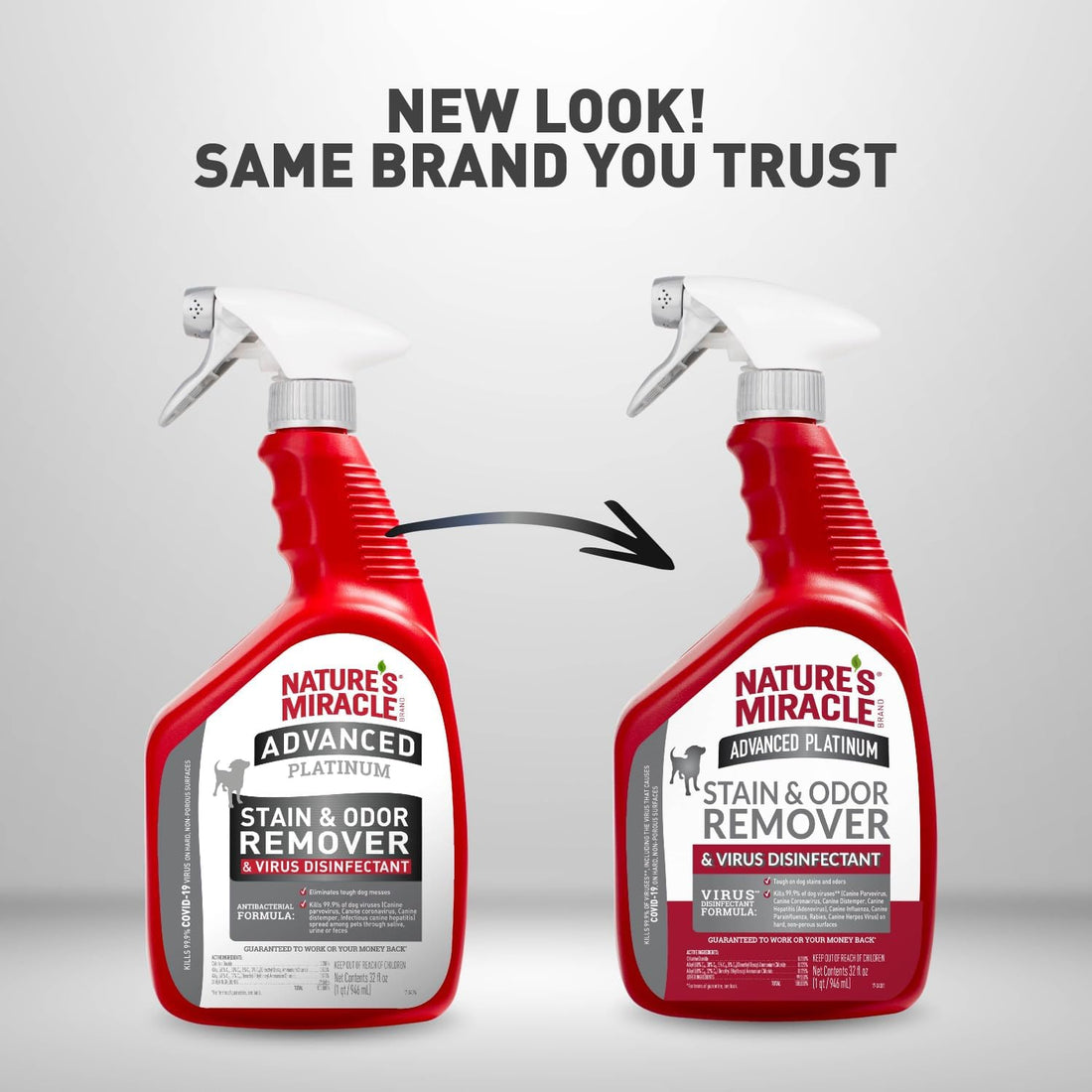Nature's Miracle Advanced Platinum Dog Stain & Odor Remover, 32 oz