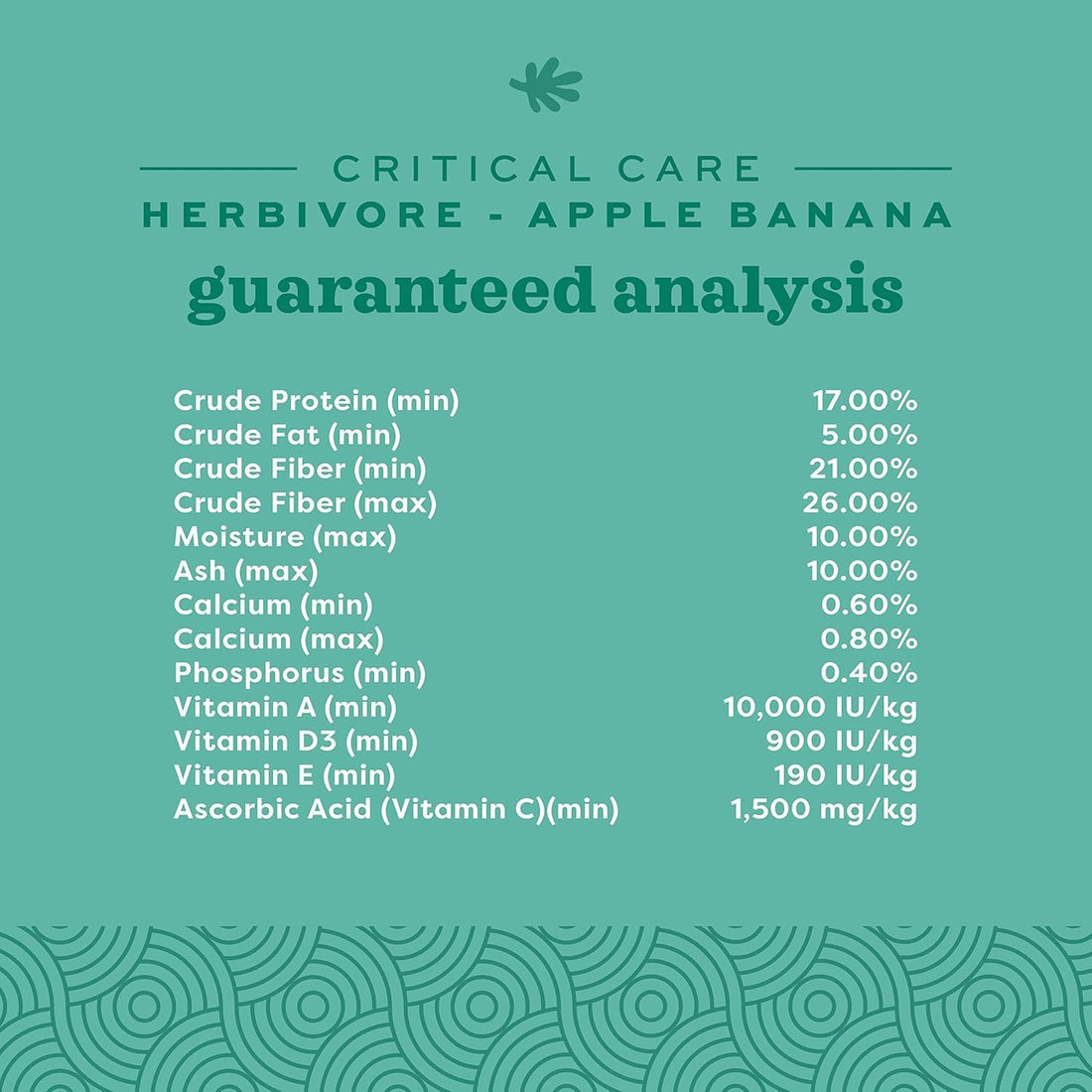 Oxbow Critical Care Herbivore Small Pet Formula, Apple Banana, 141g