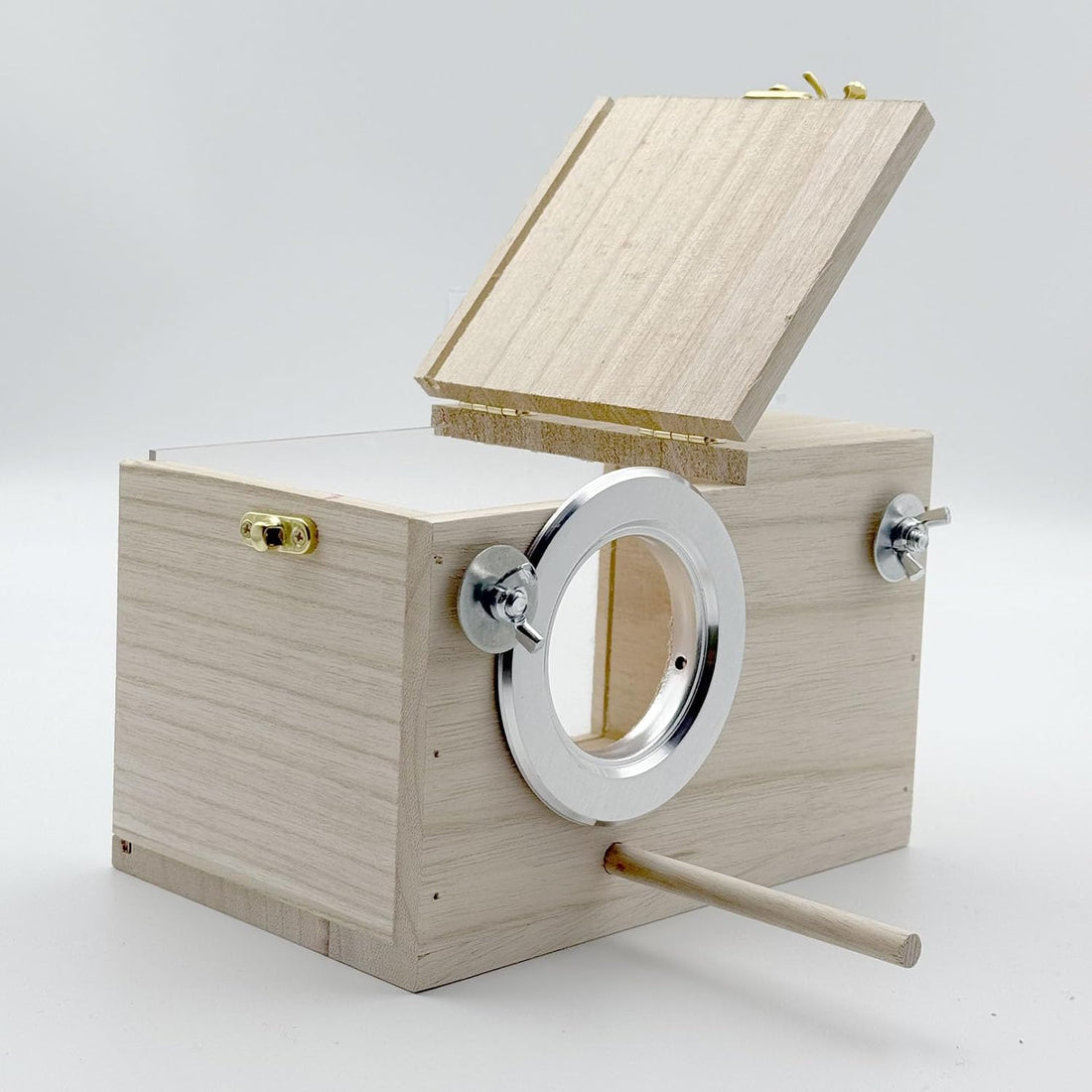 Parakeet Nesting Box, 7.87 X 4.72 X 4.72 inch Transparent Bird Nest