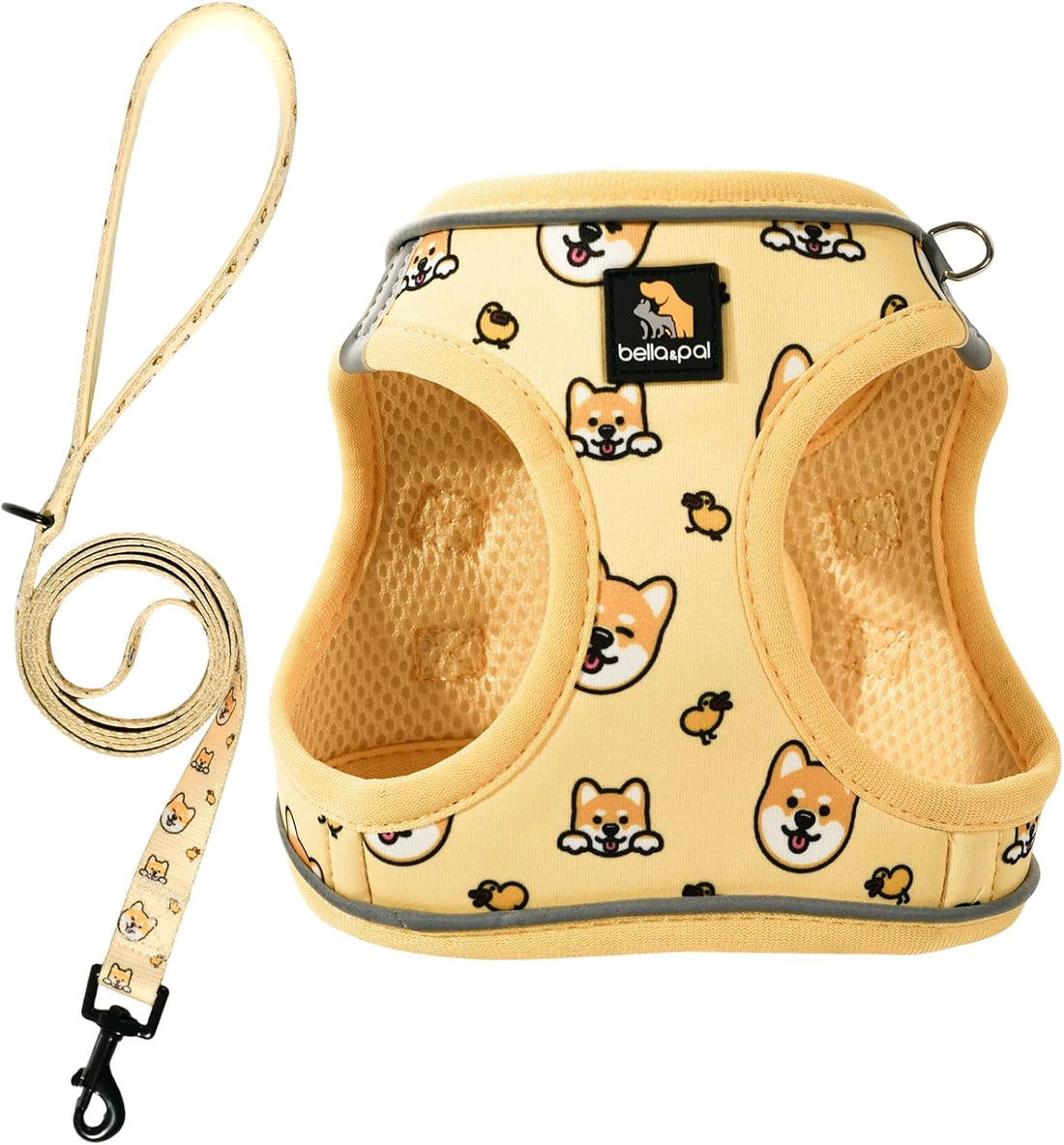 BELLA & PAL Step in Puppy Harness and Leash Set