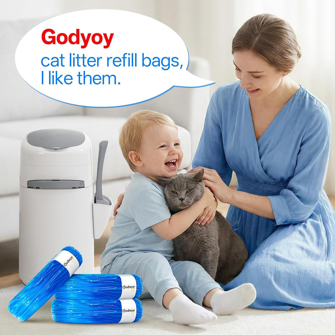 10PC Cat Litter Refill Bags Fits Litter GenieXL+/Plus/Standard/Style