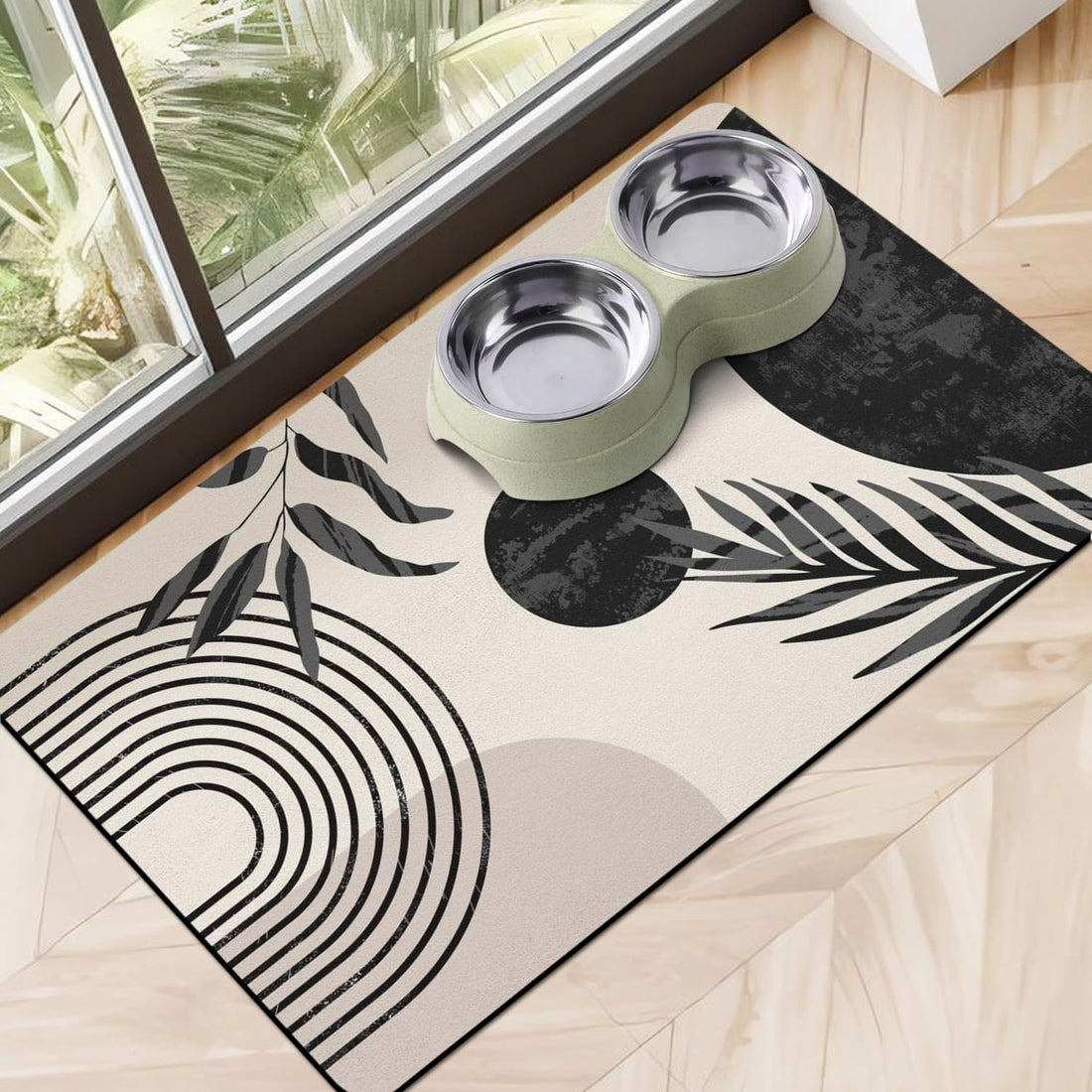 Dog Food Mats for Floors Absorbent, Pet Cat Food Mat