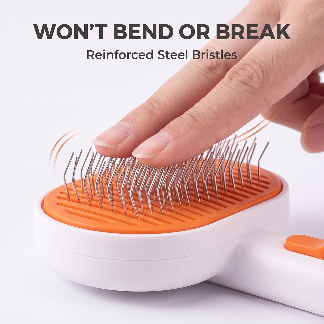 Self Cleaning Slicker Brush for Cats & Dogs