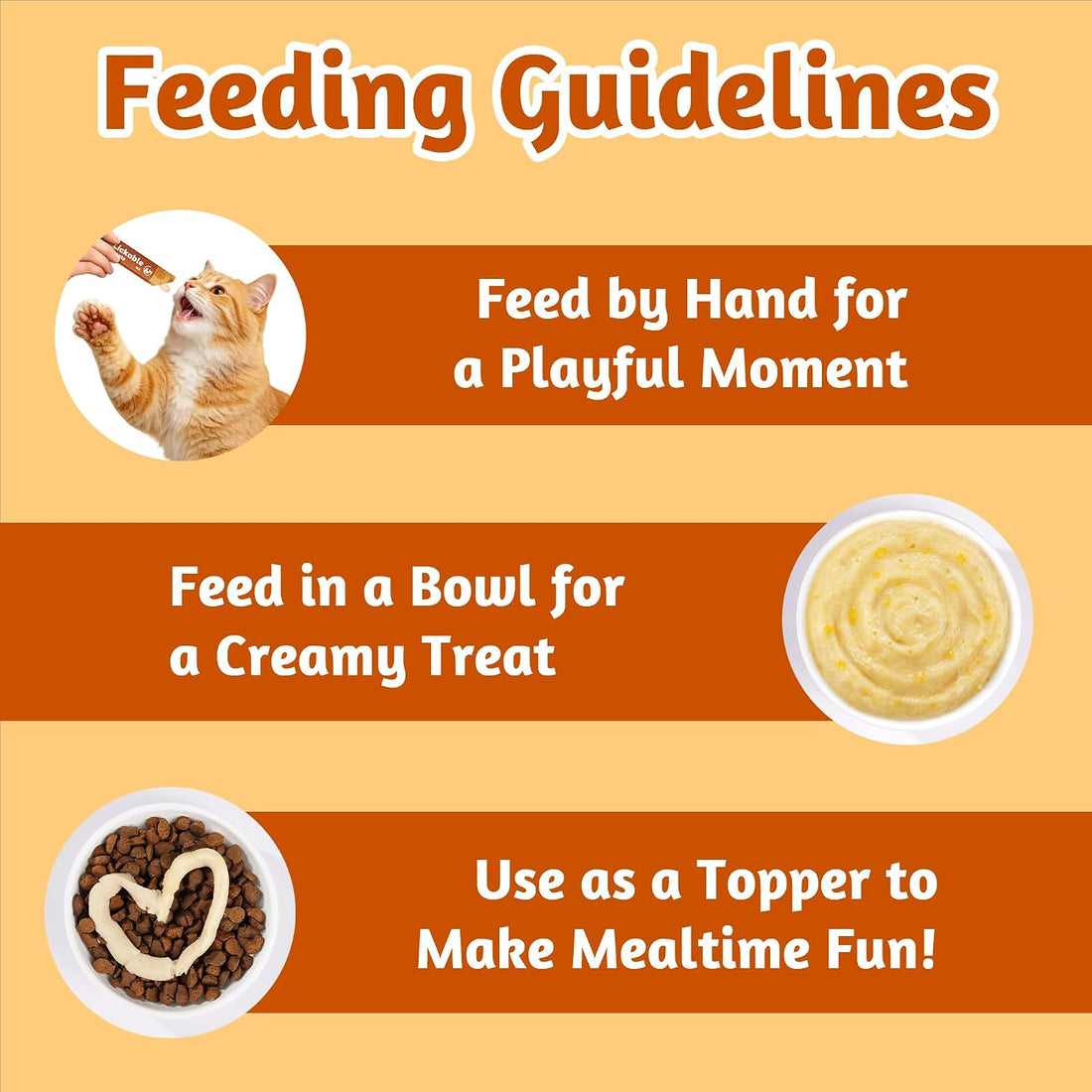 Just Try Pumpkin Lickable Cat Treats with Taurine, 20 Tubes