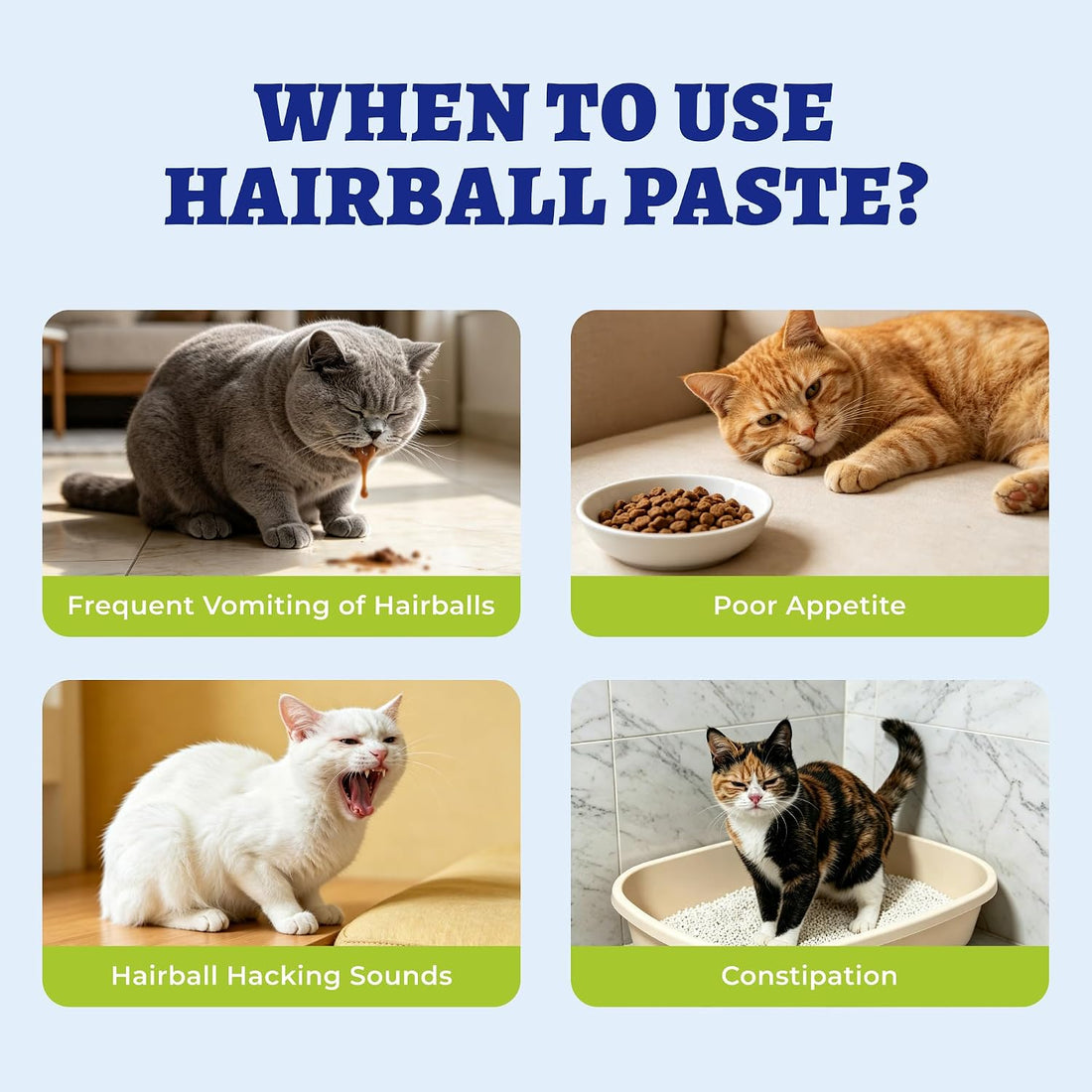 Wellix Cat Hairball Remedy Hairball Gel for Cats Hairball Control 60ml