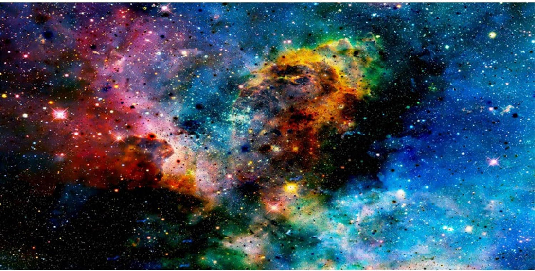 72x18 inches Galaxy Aquarium Background Stars Universe Fish Tank